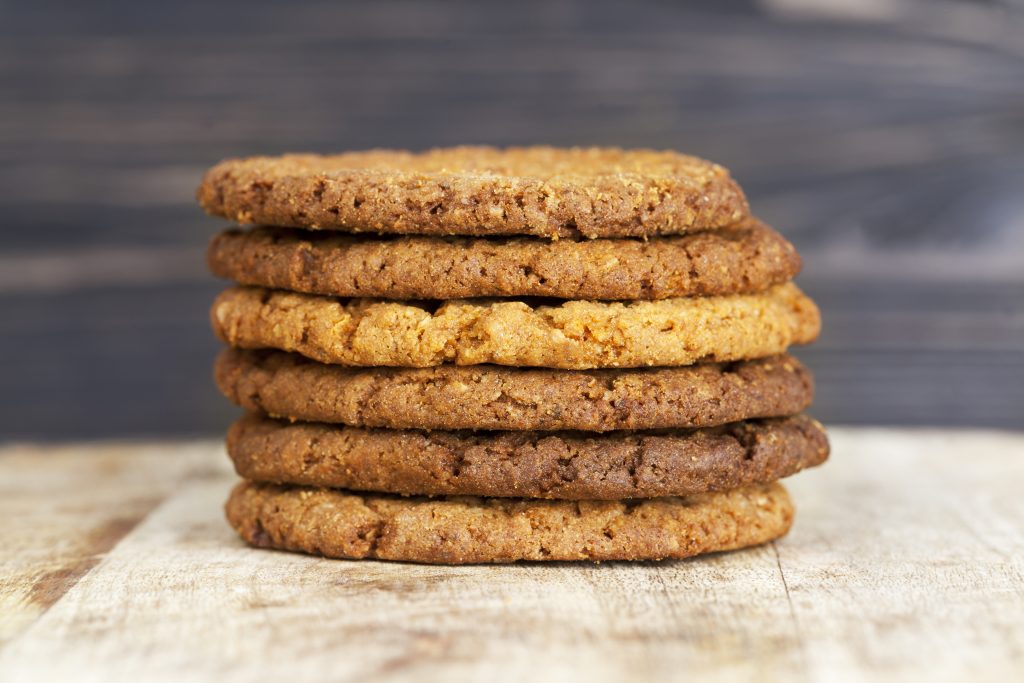 Delicious oatmeal cookies Delicious oatmeal cookies piled on top of each other